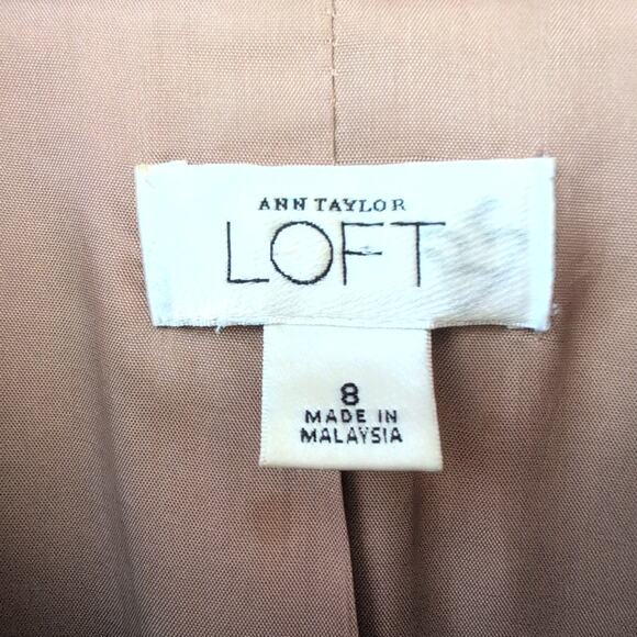 Ann Taylor Loft Wool Blend Pea Coat Women's 8 *Flawed Interior - Picture 3 of 11